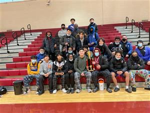  Wrestling team at the Glen Cove McCullough Wrestling Tournament 
